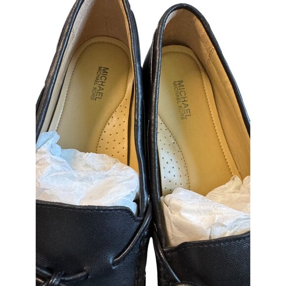 Michael Kors Sutton Moc Leather Loafers Black Size 9M - Picture 9 of 14
